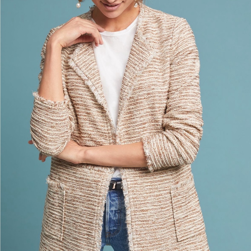 Tweed Longline Jacket